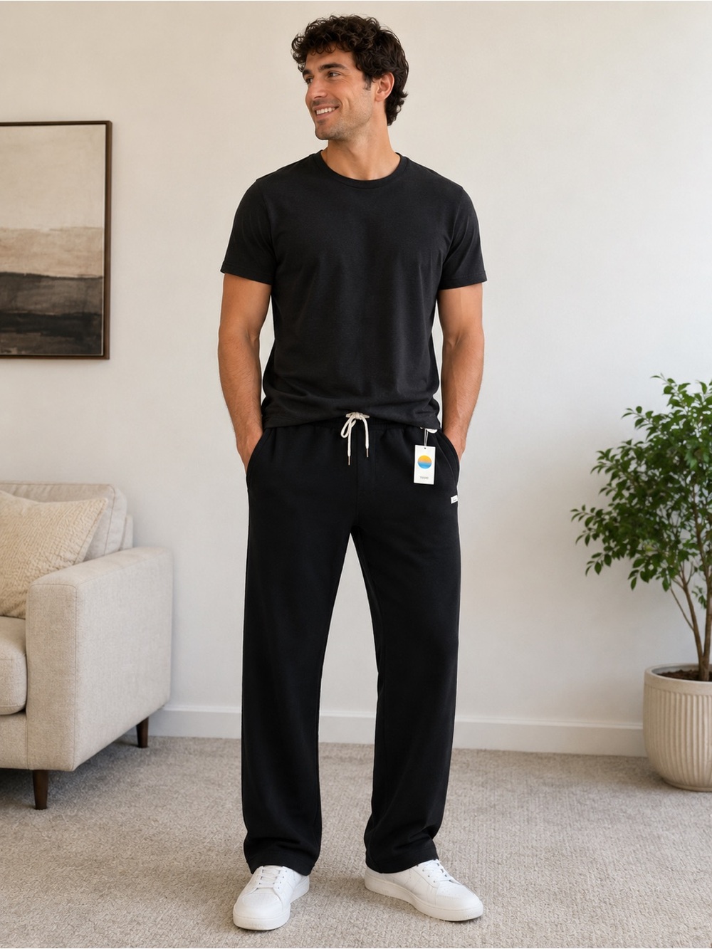 Vuori Seaside Sweat Pant 30” Black XXL NWT Men’s Premium Lounge Pants